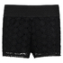 Crochetta Shorts, Czarny