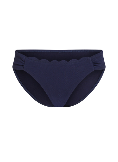 Figi bikini Scallop, Niebieski