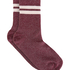 Skarpety Lurex Stripe, Fioletowy