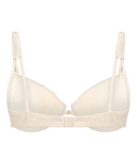 Crochet Bikini Top, Biały