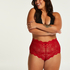 Bokserki Curvy May, Czerwony