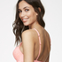 Usztywniany biustonosz z fiszbinami Maya, Różowy