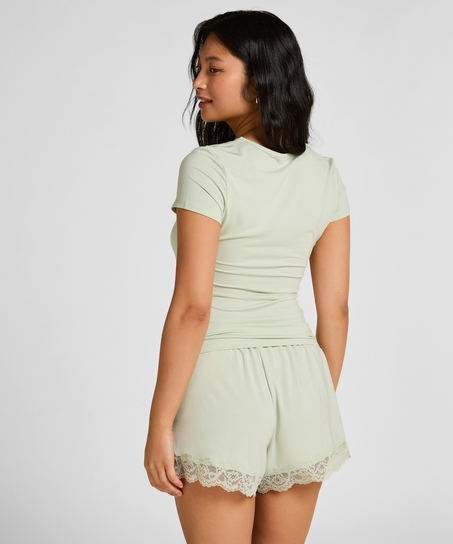 Komplet Piżamy Nana, Zielony