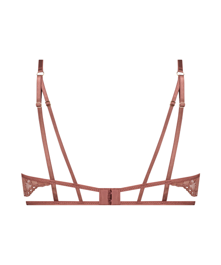 Biustonosz nieusztywniany z fiszbinami Extrovert, Fioletowy