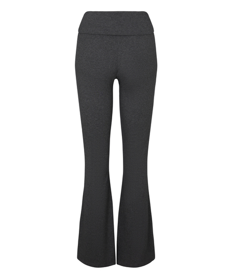 Flared Lounge Pants, Szary