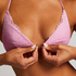 Biustonosz bralette Lidia, Różowy
