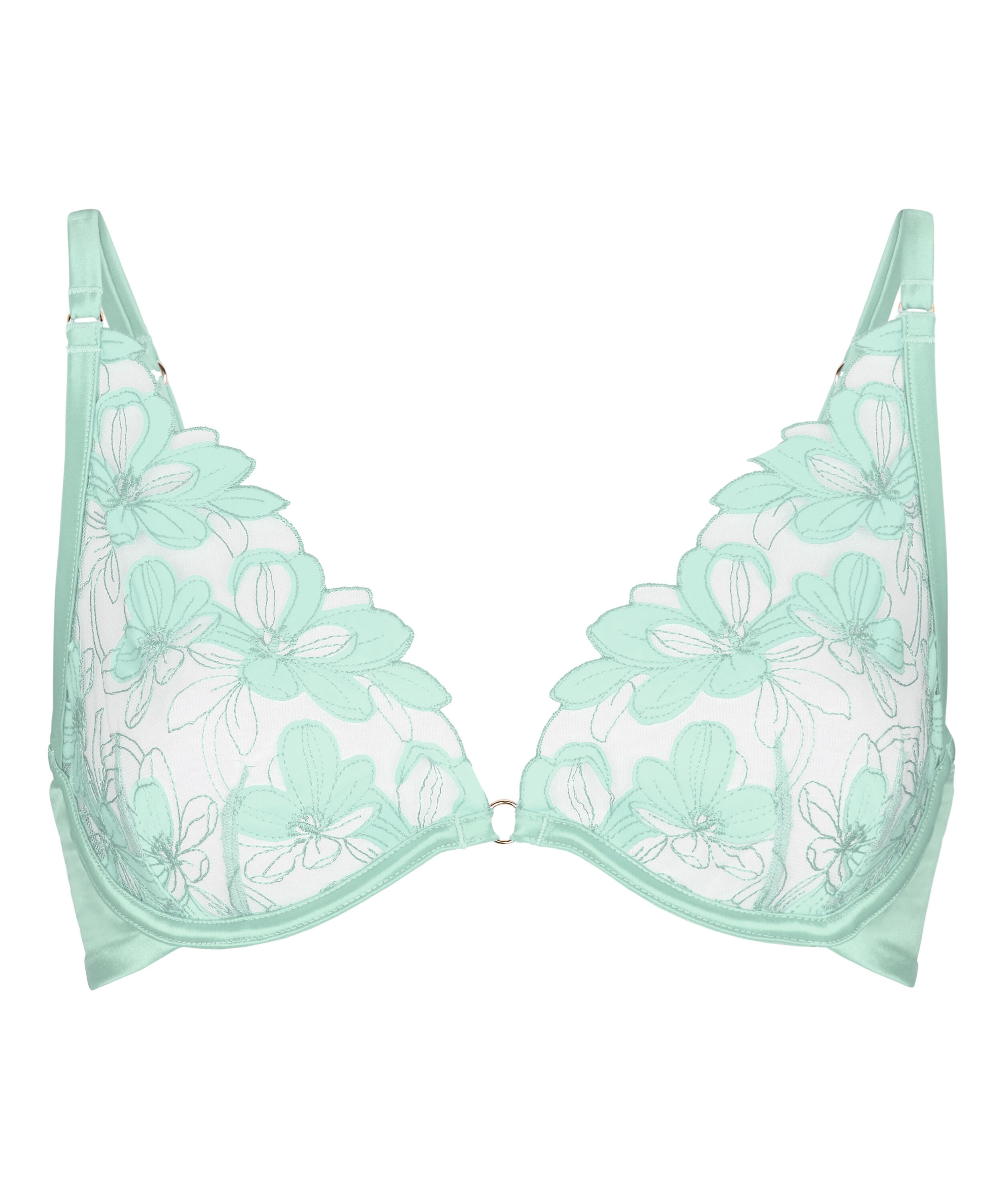 Stringi High Waisted Highleg Beatrice, Zielony