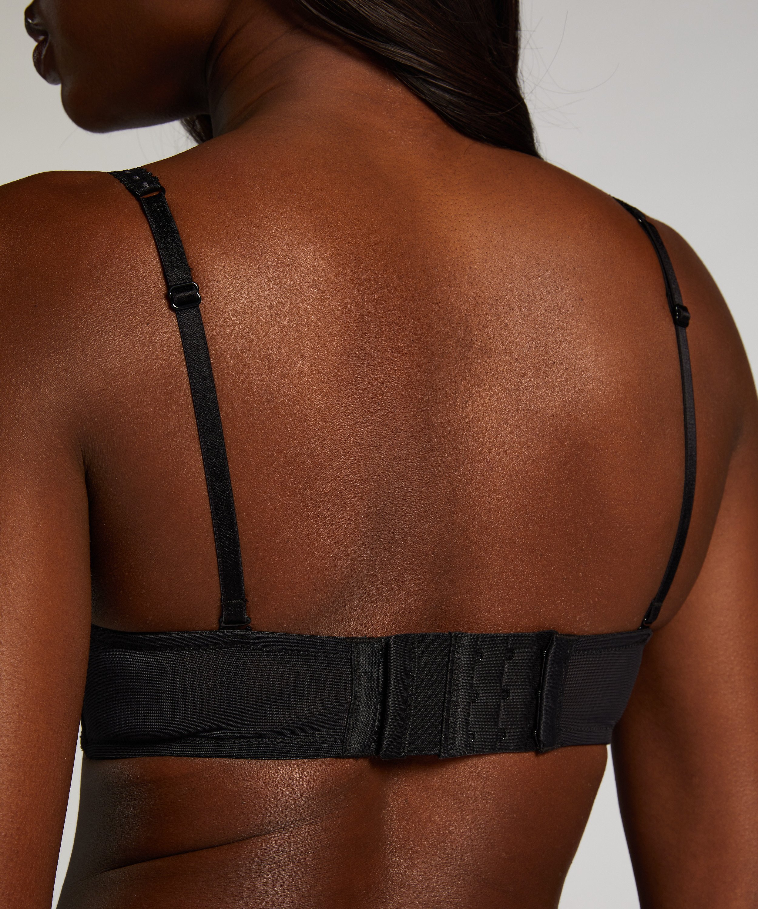 2-pak przedłużek do biustonosza, Czarny, main