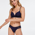 Hope Padded Non-Underwired Bra, Niebieski