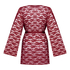 Kimono w całości wykonane z koronki, Czerwony