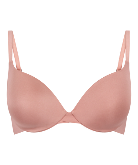 Usztywniony biustonosz push-up z fiszbinami Smooth, R&oacute;żowy