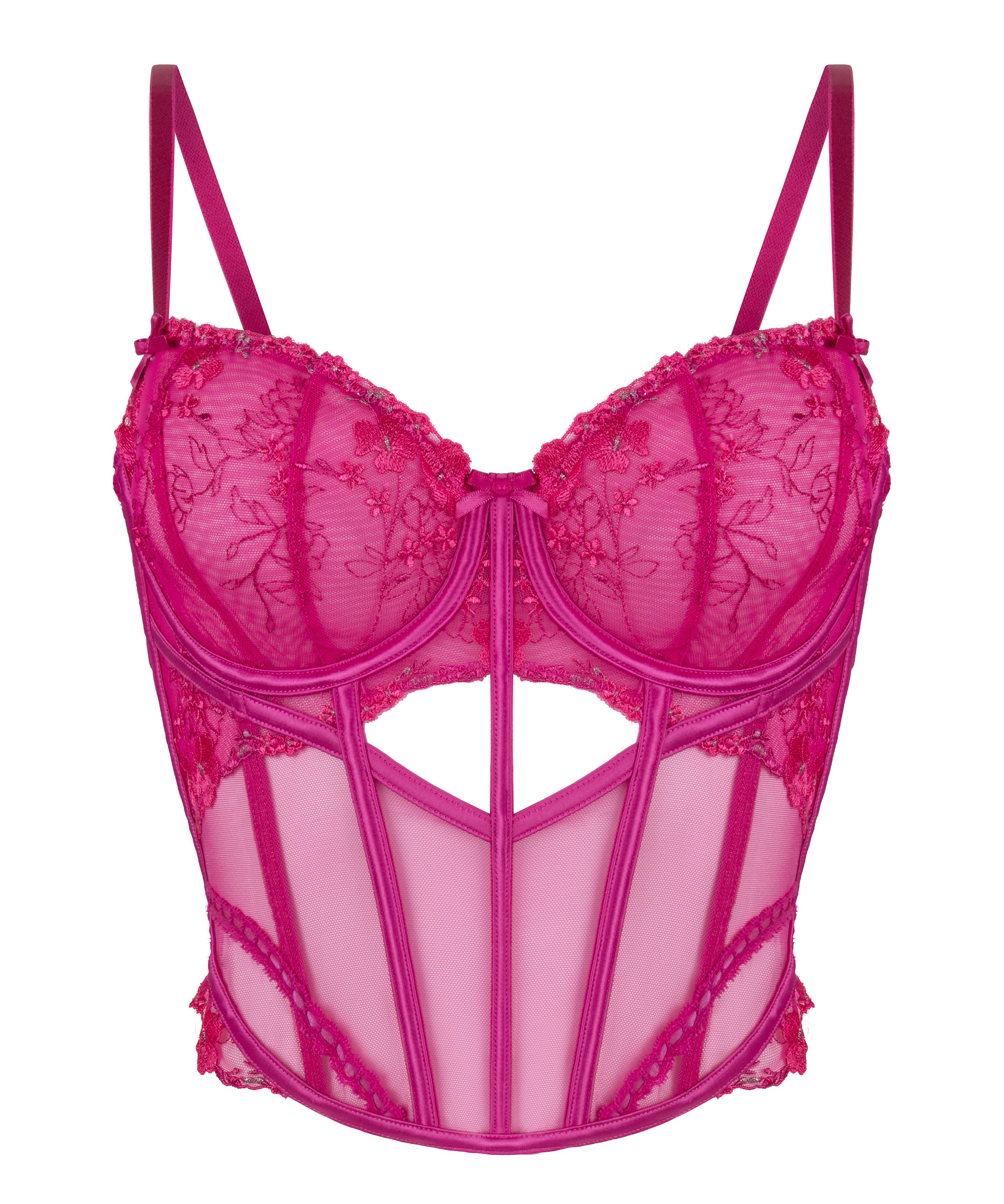 Gorset Peonie, R&oacute;żowy, main