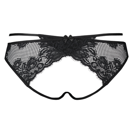 Jenny Open Back Brazilian, Czarny