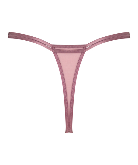 Wysoko wycięte stringi Bliss, Fioletowy