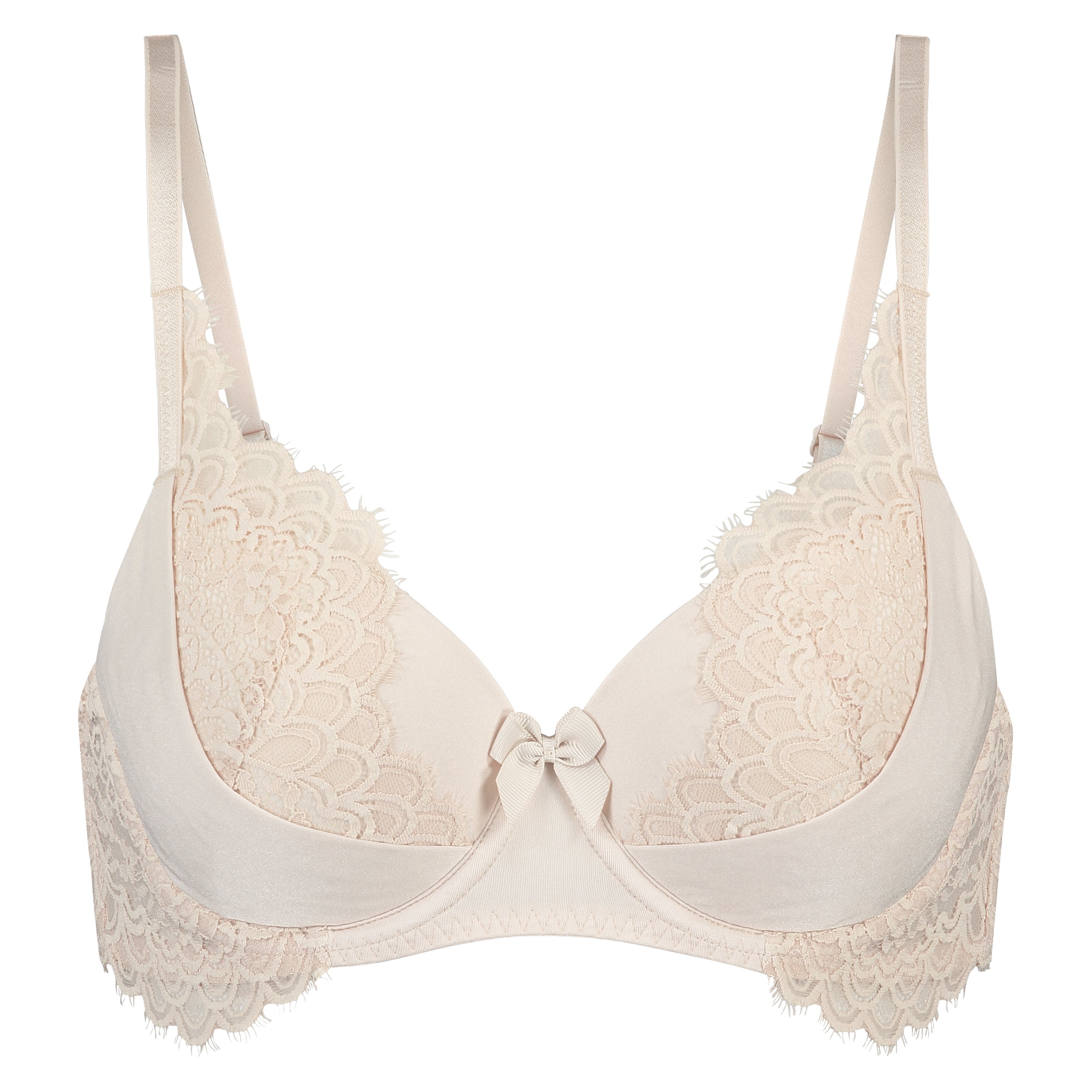 Davu Padded Underwired Bra, R&oacute;żowy, main