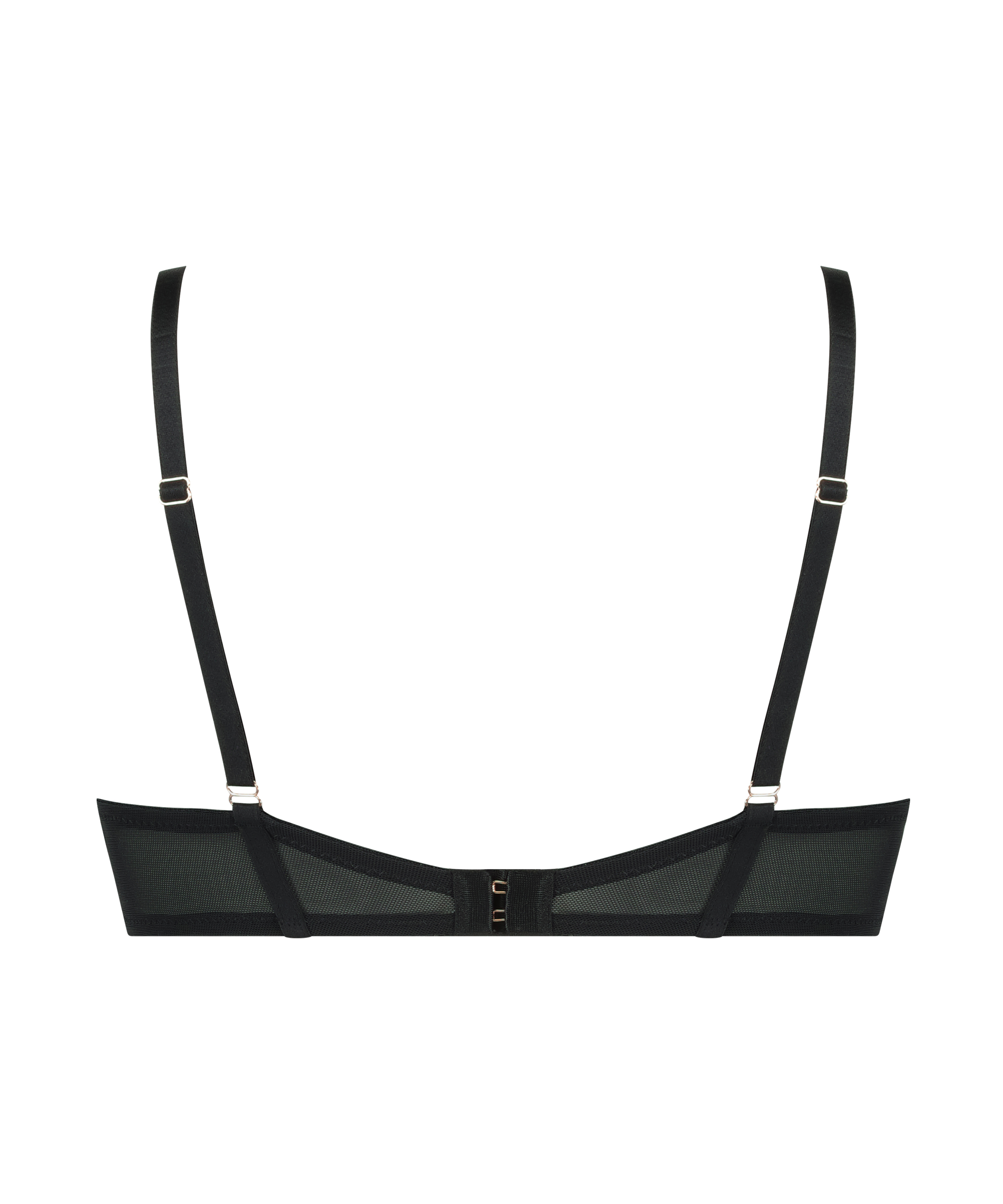 Nieusztywniony biustonosz z fiszbinami Helena, Czarny, main