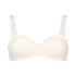 Amelia padded strapless underwired bra, Biały