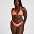 Figi Bikini Highleg Luxe, Pomarańczowy