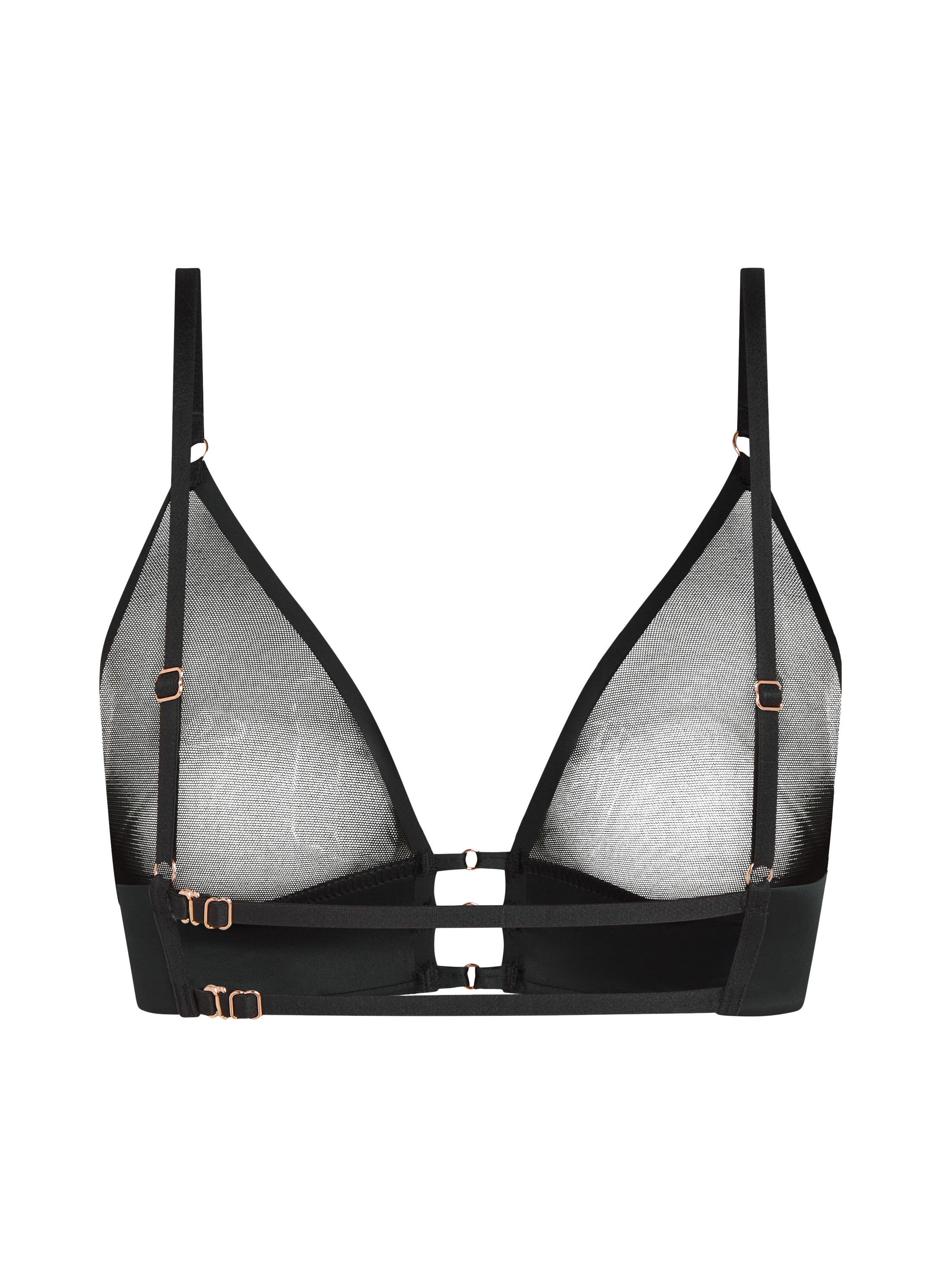 Braletka Mesh Essentials, Czarny, main