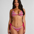 Tr&oacute;jkątny top od bikini Cali, R&oacute;żowy