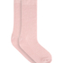 Cashmere Blend Ribbed Socks, R&oacute;żowy