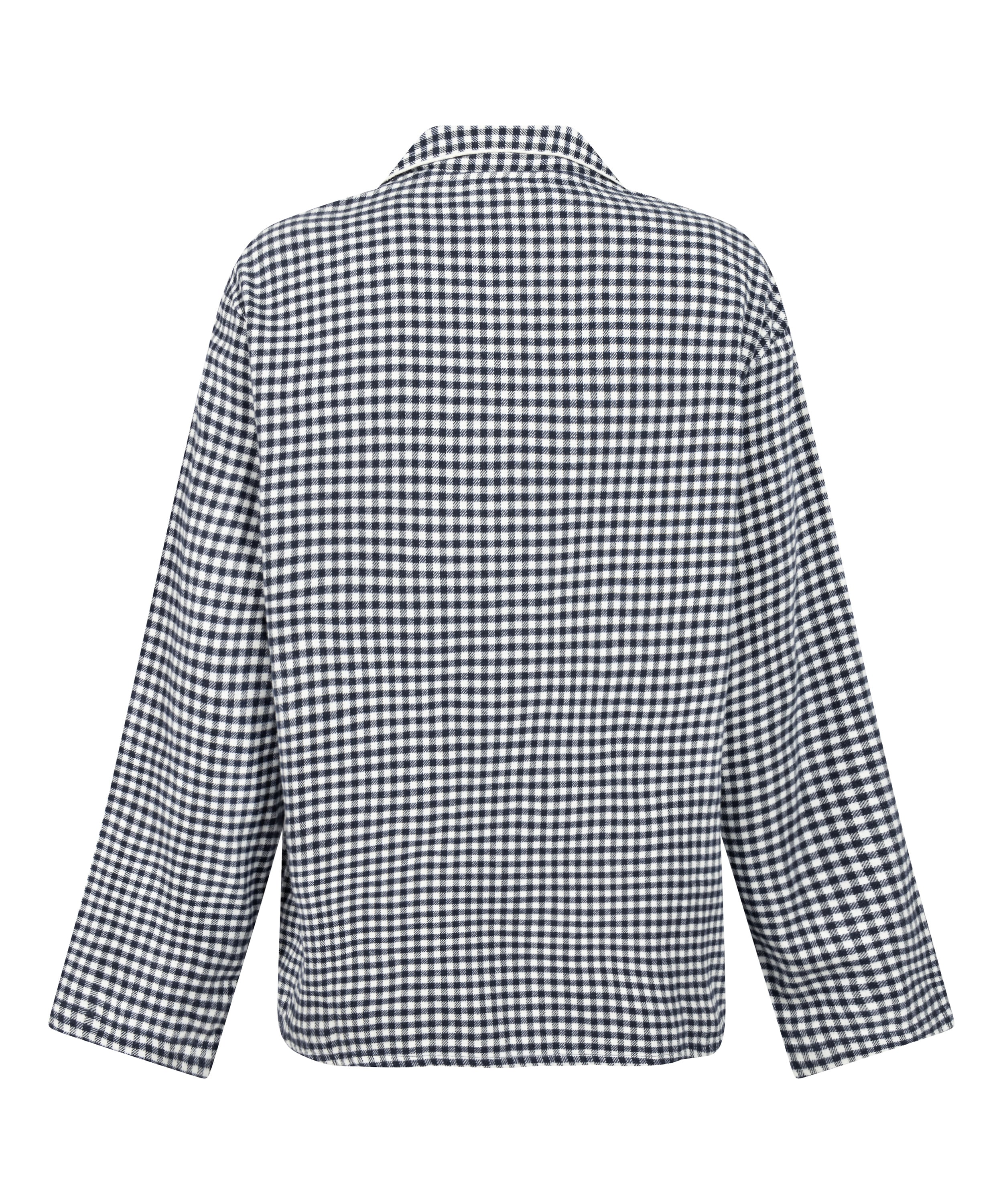 Top piżamowy Flanel Essentials, Niebieski, main