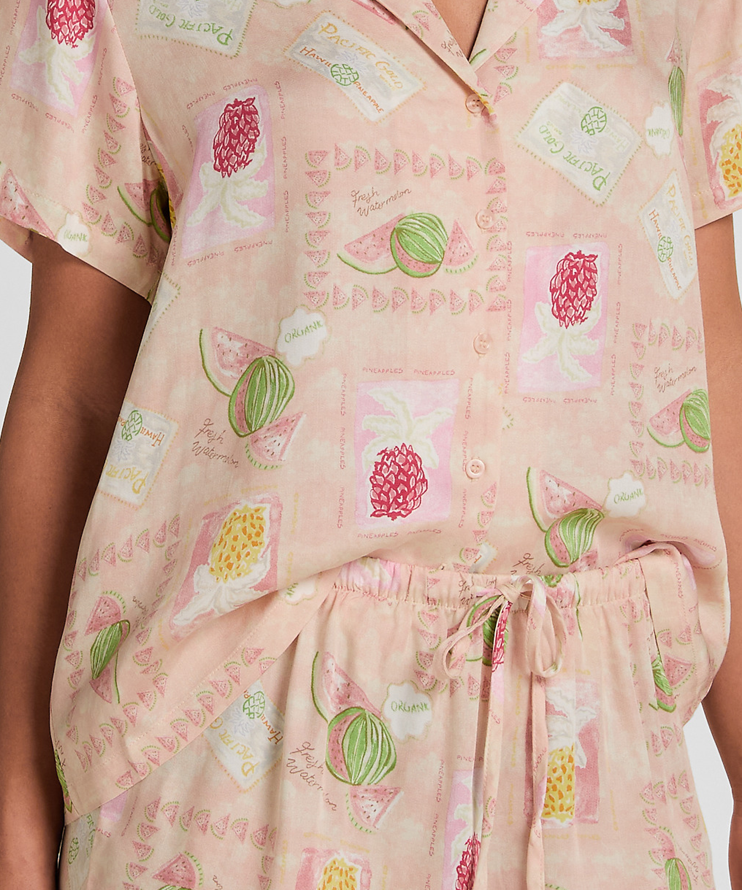 Satynowe szorty, Pomarańczowy, main