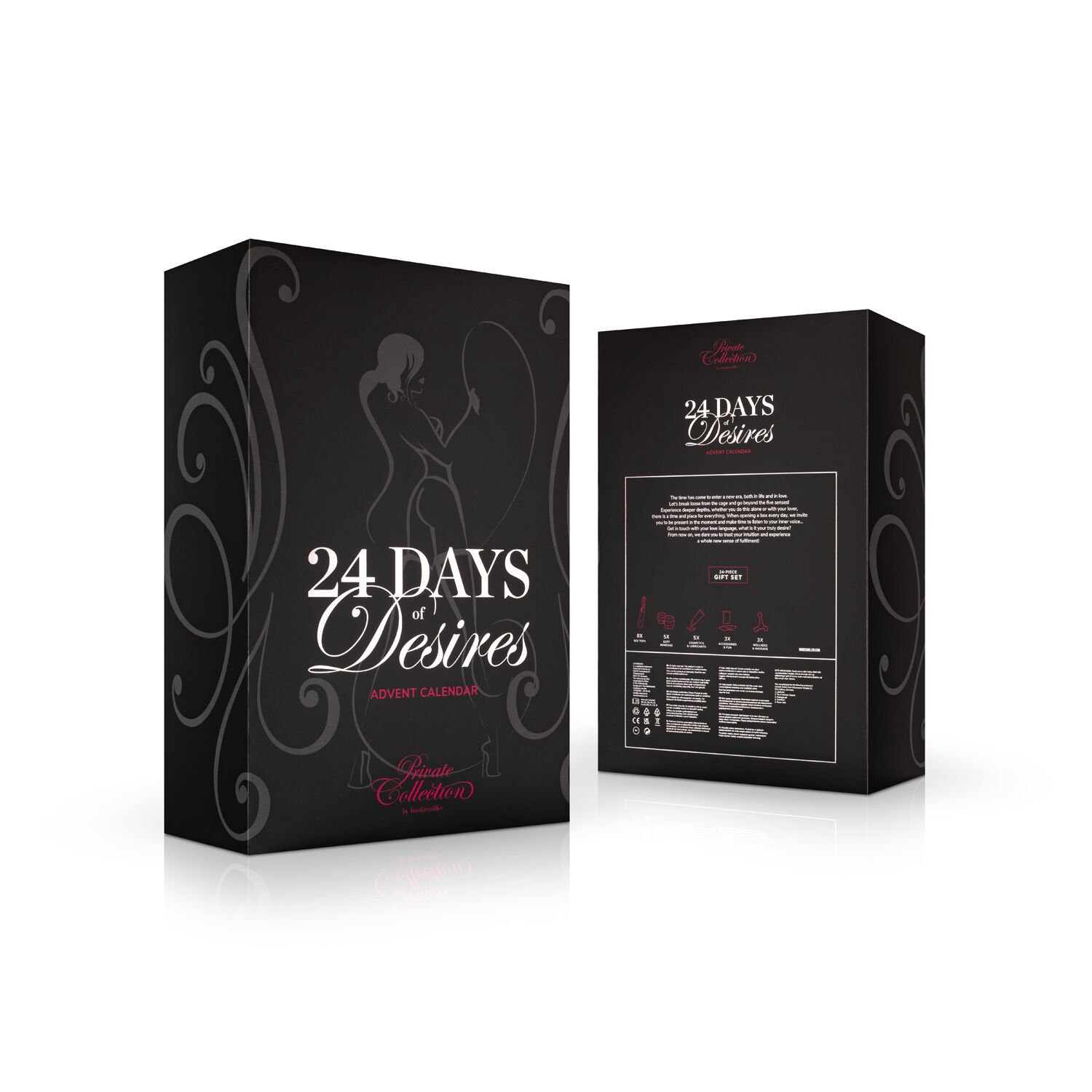 Kalendarz adwentowy Naughty & Nice Private, Czerwony