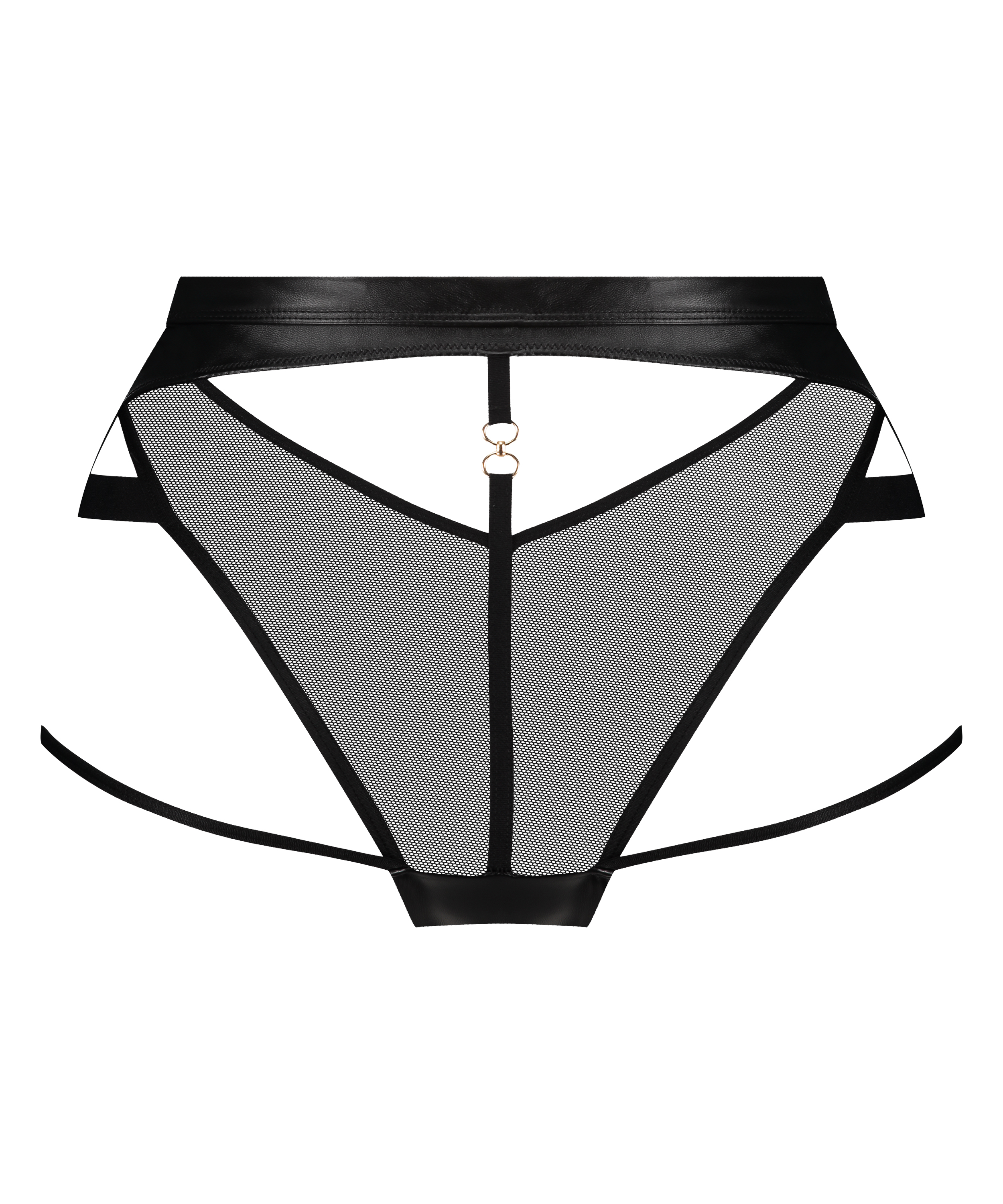 Brazyliany z wysokim wycięciem Faye, Czarny, main