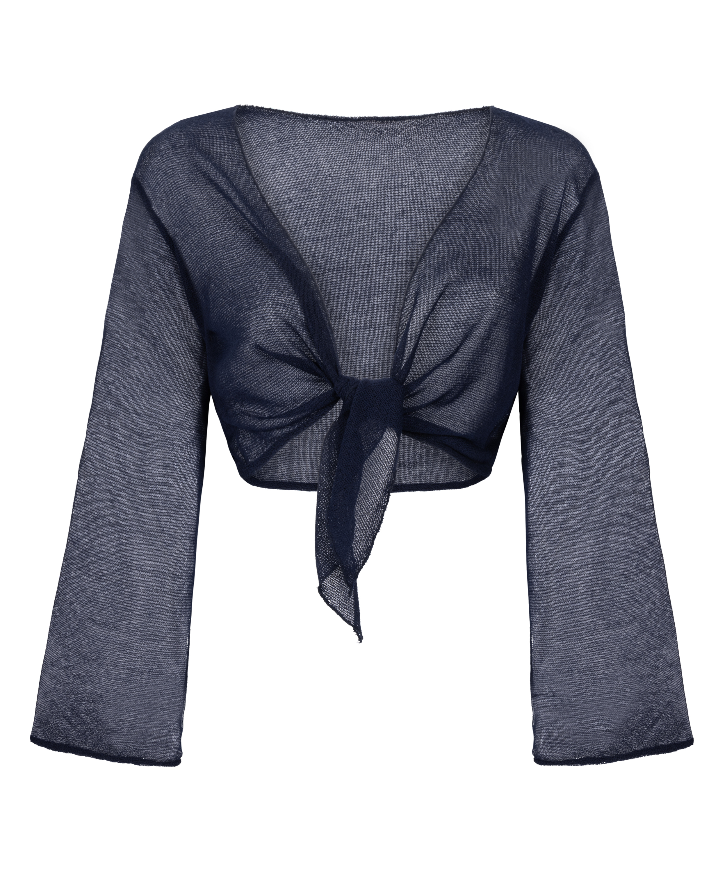 Top z dzianiny plażowej, Niebieski, main