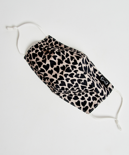 Bawełniana maska, Brązowy