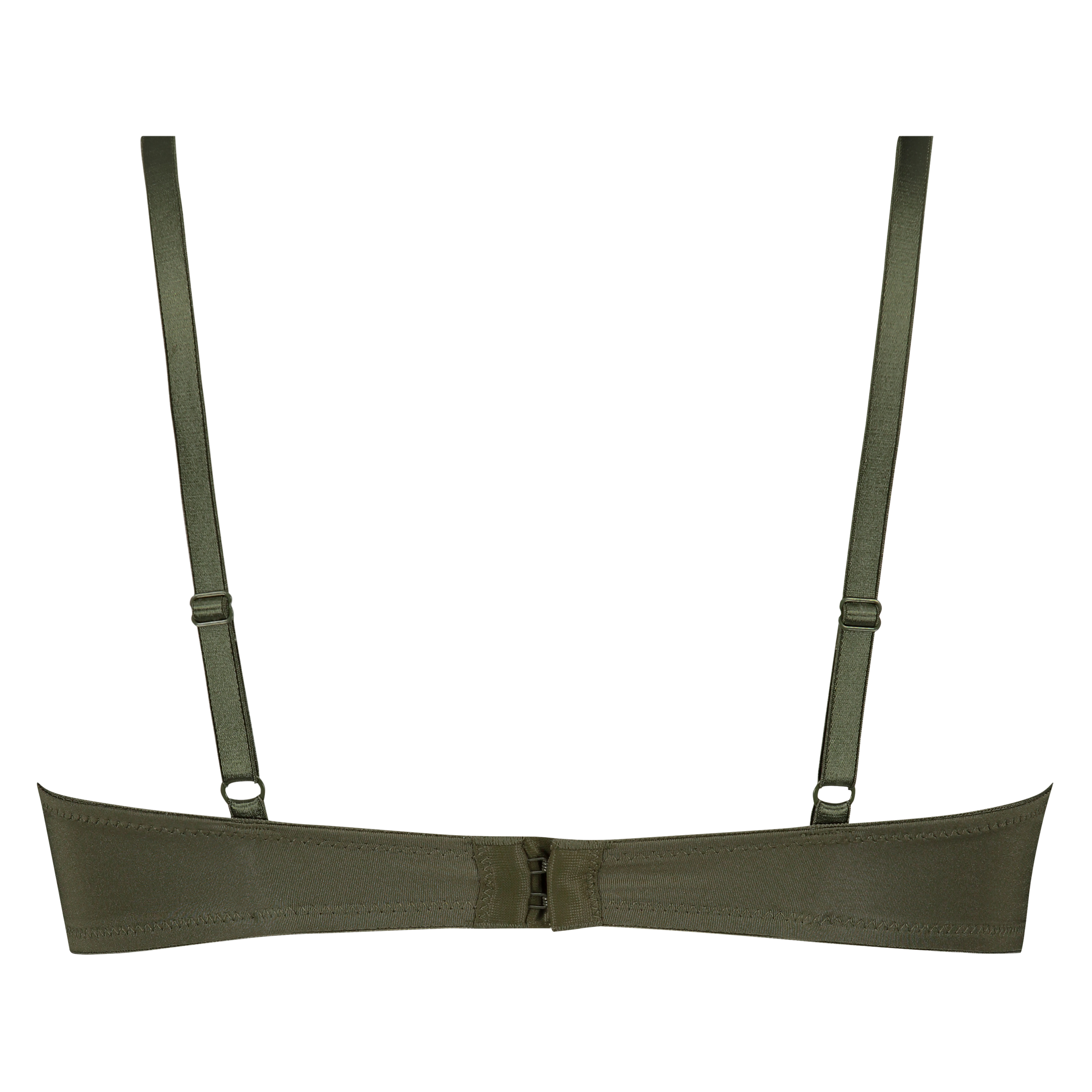 Usztywniany biustonosz z fiszbinami Gina, Zielony, main