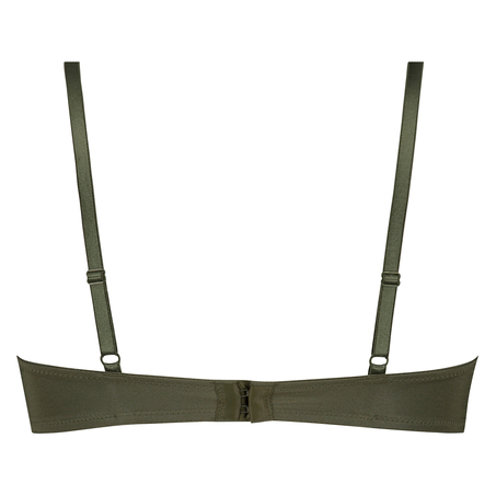 Usztywniany biustonosz z fiszbinami Gina, Zielony
