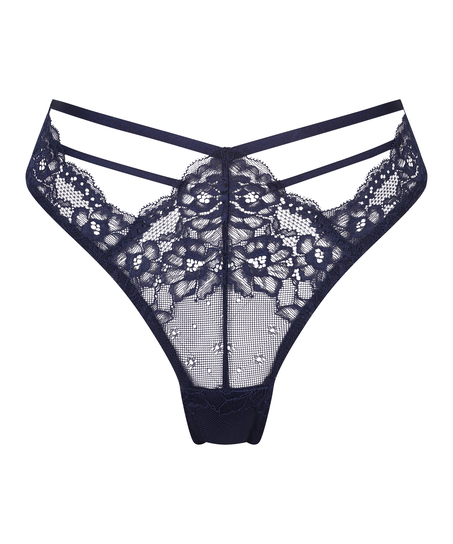 Wysoko wycięte brazyliany Clara, Niebieski