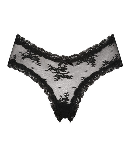 Brazyliany V-shape Mesh, Czarny