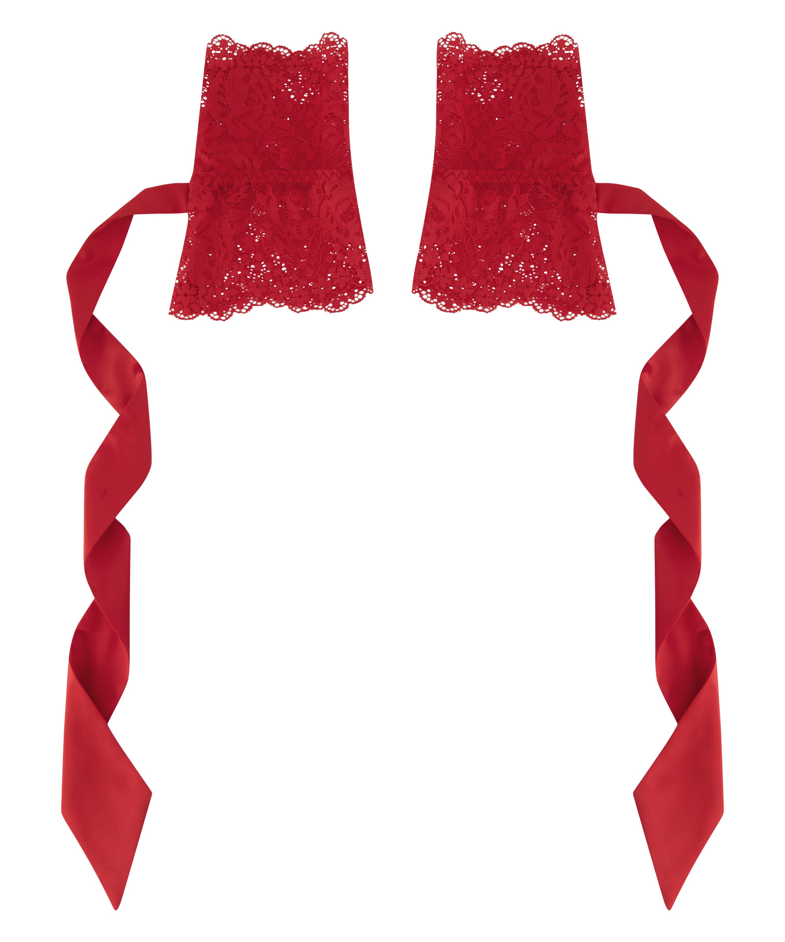 Koronkowe kajdanki, Czerwony, main