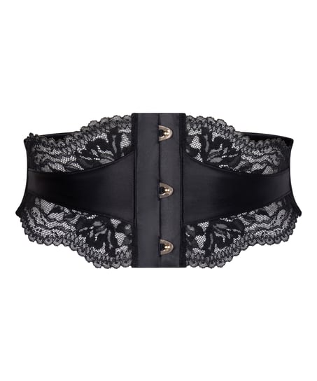 Krótki gorset Amel, Czarny