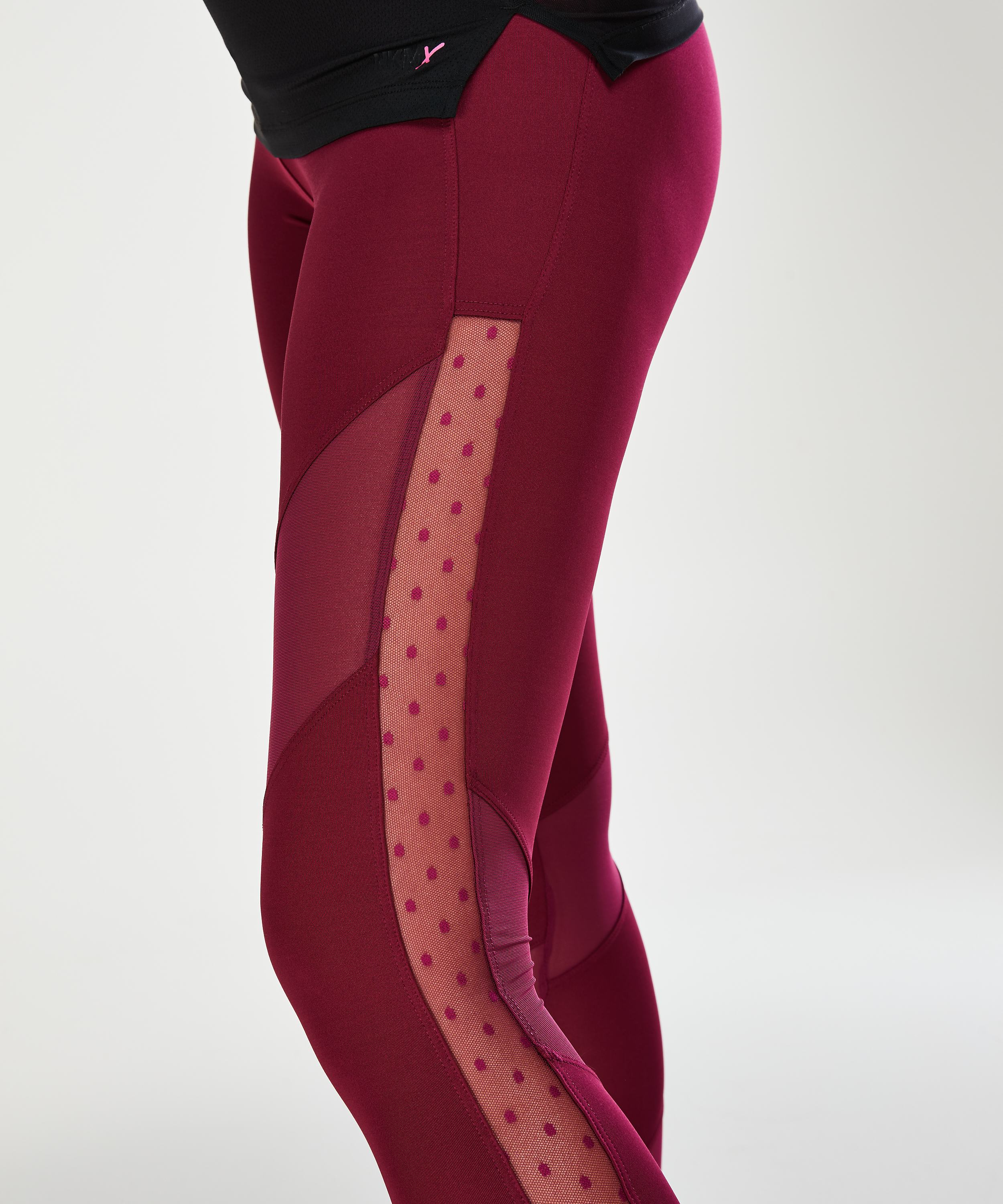 HKMX high-waist sports leggings level 2, Fioletowy, main