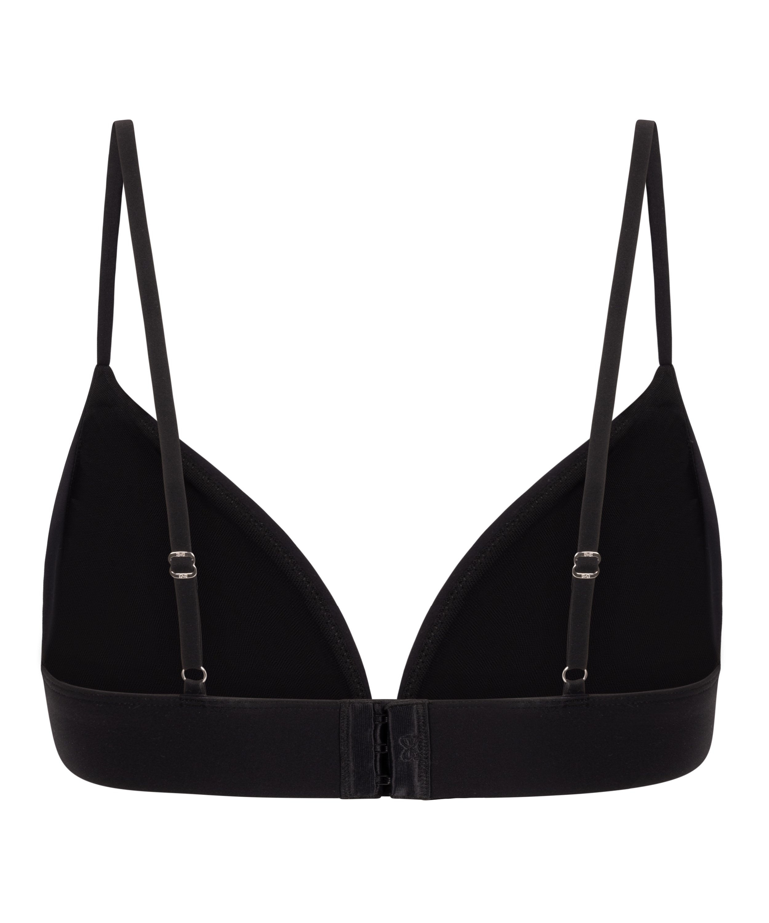Trójkąt Bralette Smooth, Czarny, main