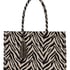 Torba Tote Bag Zebra Print, Czarny