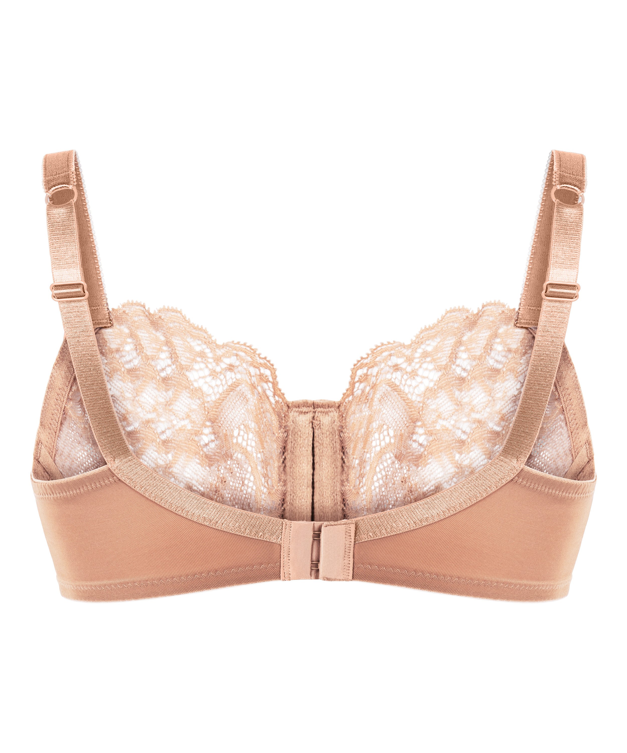 Biustonosz nieusztywniany z fiszbinami Sophie, Brązowy, main