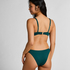 Neoprenowe bikini z wysokimi nogawkami, Zielony