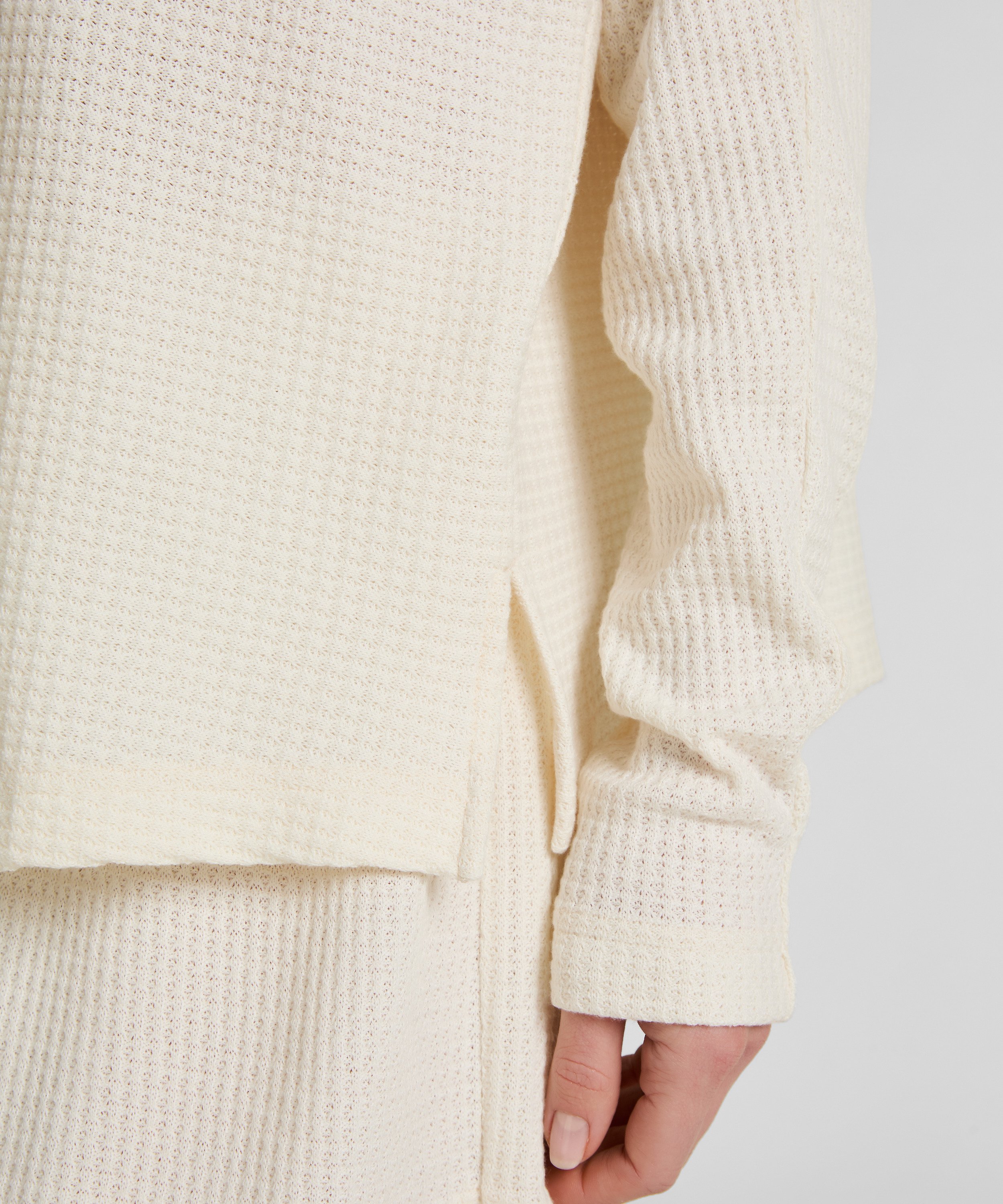 Top Waffle Everly, Biały, main