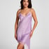 Slipdress Asymmetric, Fioletowy