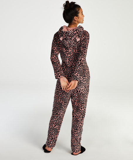 Leopard Onesie, R&oacute;żowy