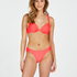 Usztywniany top bikini z fiszbinami Cairo, Czerwony