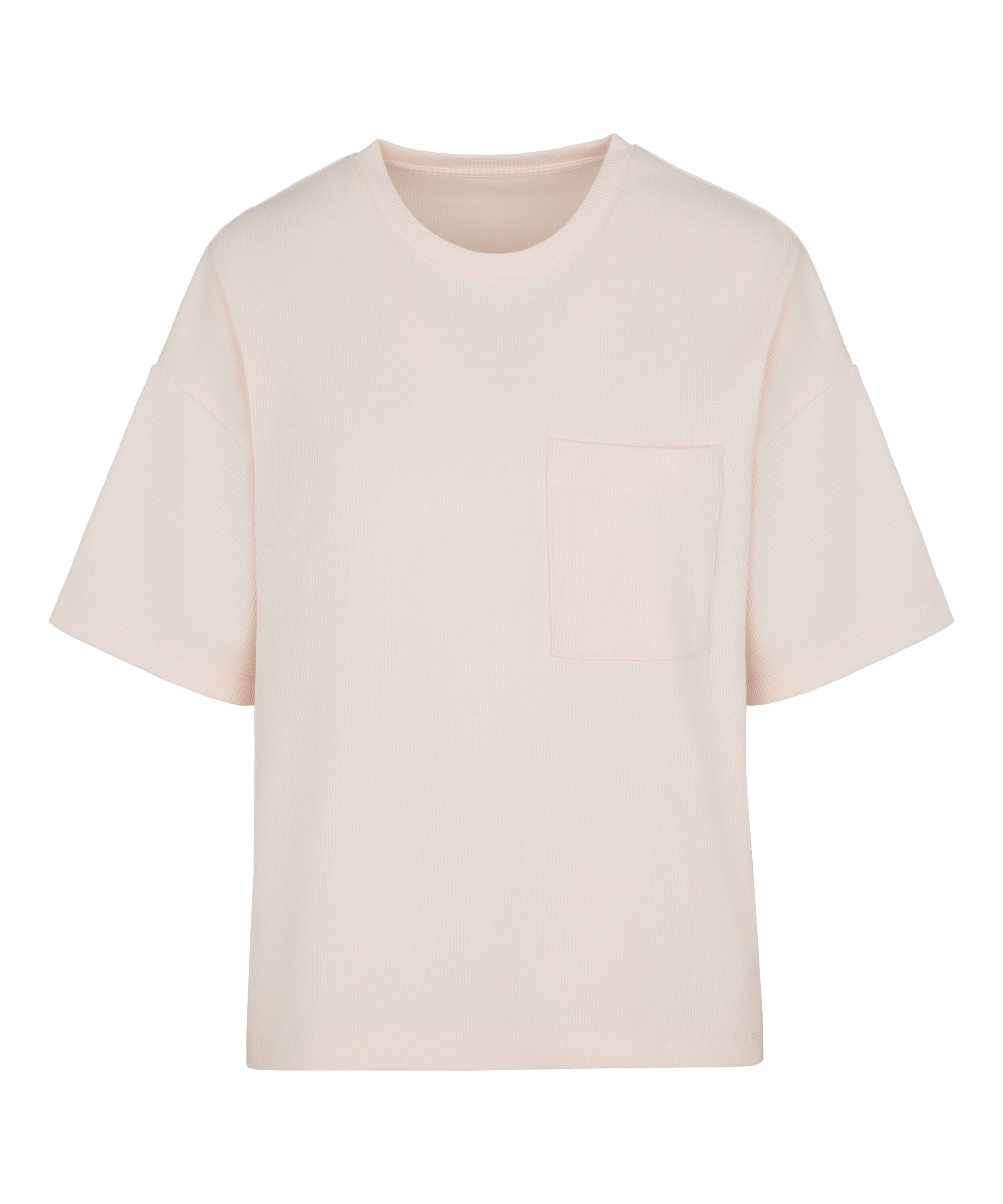 Pyjama Top Waffle, R&oacute;żowy