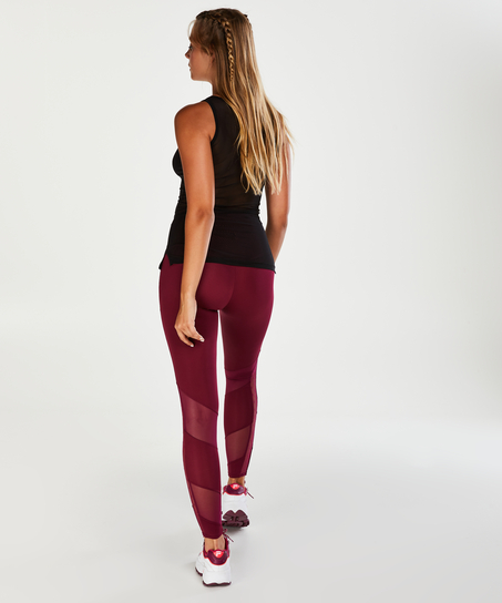 HKMX high-waist sports leggings level 2, Fioletowy