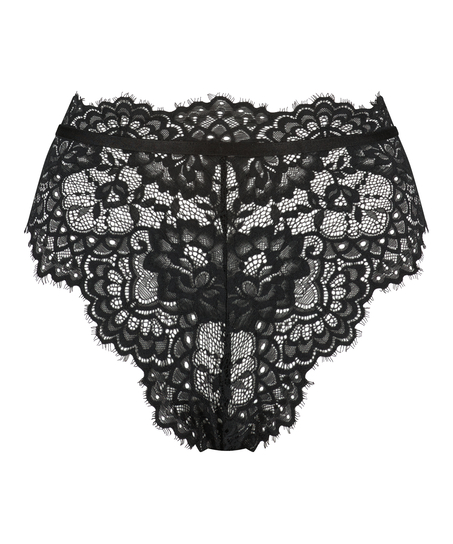 Brazyliany z wysokim wycięciem Marilyn, Czarny