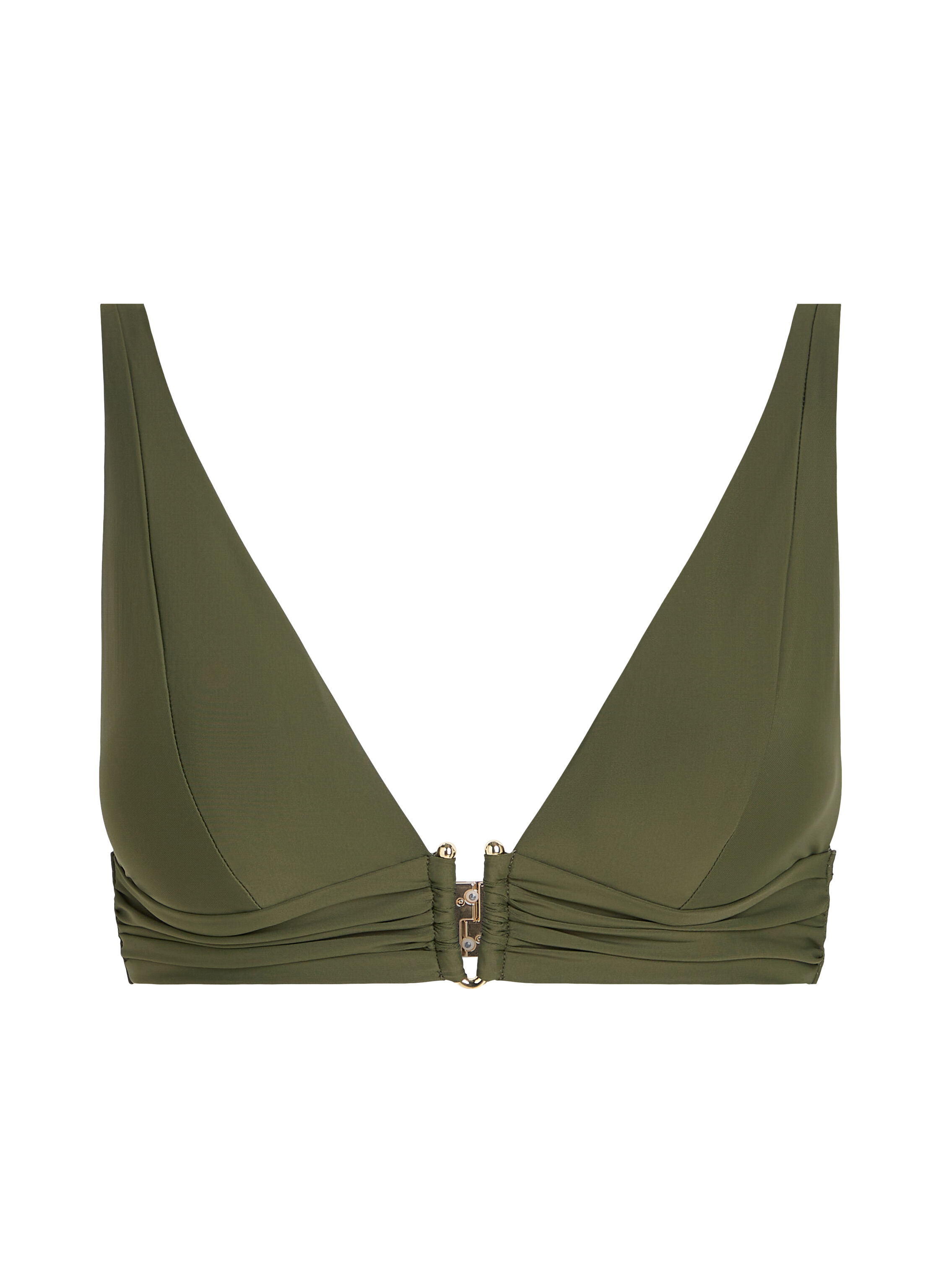 Tr&oacute;jkątna g&oacute;ra od bikini Luna, Zielony